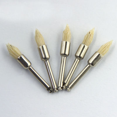 100p Box Dental Prophy Brush Bristle Manufacturers Lab Prophy Polishing  White